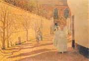 Emile Claus First Communion oil